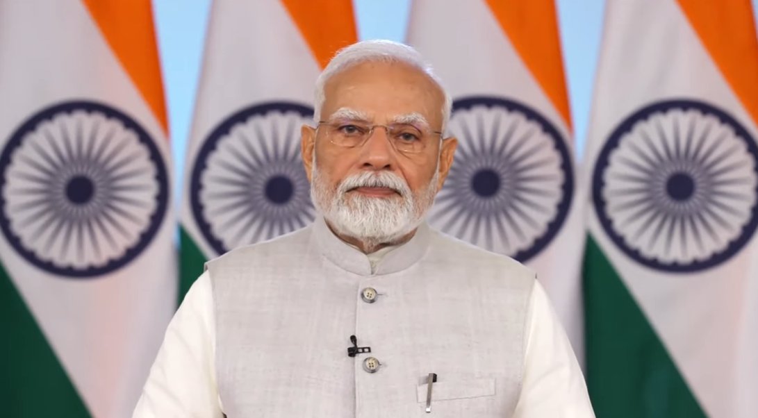 PM Modi holds meeting with Defence Minister Rajnath Singh & three services Chiefs