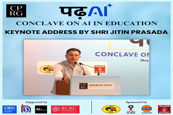 India’s Al push aligned with making startups & MSMEs globally competitive, says state Minister Jitin Prasada