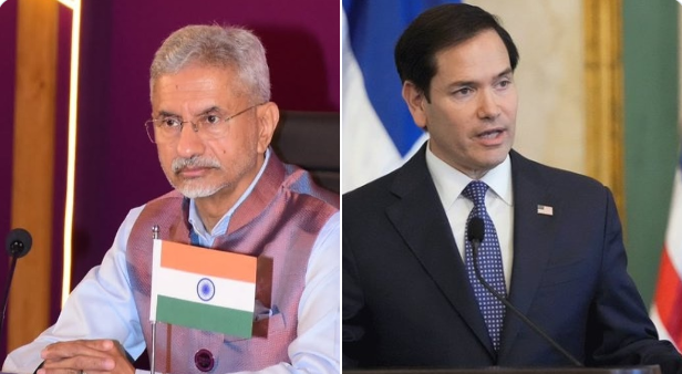 भारत और पाकिस्तान के बीच जारी तनाव के बीच विदेश मंत्री डॉक्‍टर सुब्रह्मण्‍यम जयशंकर ने अमरीका के विदेश मंत्री मार्को रुबियो से बातचीत की
