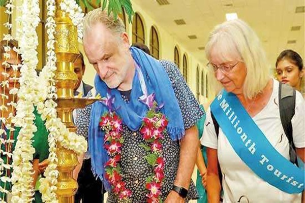 Sri Lanka: International Tourist footfall crosses one million mark