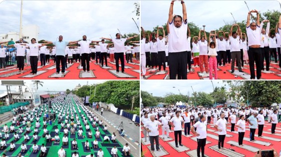 पुद्दुचेरी में ‘योग महोत्सव 2025’ का हुआ आयोजन