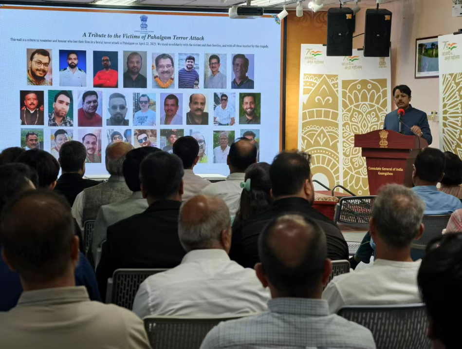 Indian Consulates in Shanghai and Guangzhou Hold Condolence Meetings for Pahalgam Terror Attack Victims