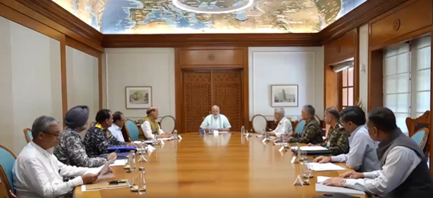 PM Narendra Modi holds high-level meeting at his residence in New Delhi