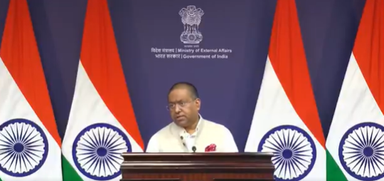 उभरते सैन्य-हालात पर भारत और अमरीका के नेताओं के बीच नहीं हुई कोई चर्चाः विदेश मंत्रालय