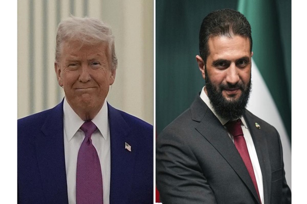 President Trump urges Syrian President to join Abraham Accord, on side sidelines of GCC