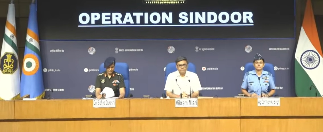 भारतीय सशस्त्र बलों ने पाकिस्तान और पाकिस्तान अधिकृत जम्मू-कश्मीर में आतंकवादियों के खिलाफ ऑपरेशन सिंदूर में 9 आतंकी ठिकानों को पूरी तरह नष्ट किया