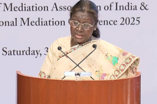 Mediation Can Speed Up Justice & Ease Case Burden, Says President Droupadi Murmu