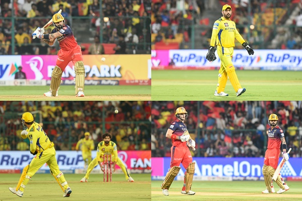 IPL: RCB Sets 214-Run Target for CSK at M. Chinnaswamy