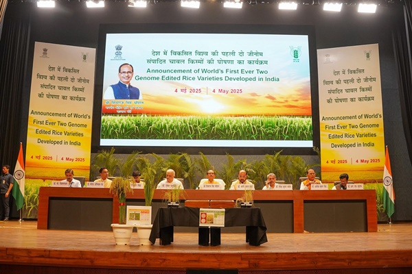 India becomes 1st country in world to develop genome-edited rice varieties