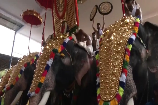 Kerala: Thrissur Pooram festival begins at Vadakkumnathan temple