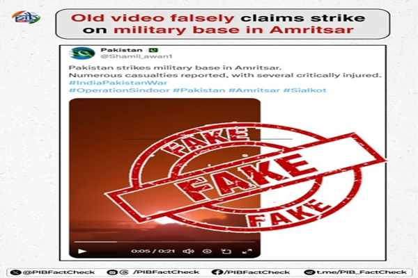 Govt warns fake Amritsar strike video Is 2024 wildfire, urges official sources