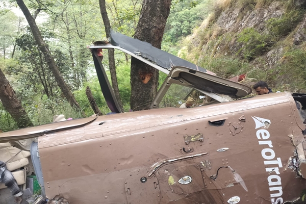 6 pilgrims killed in helicopter crash in Uttarkashi district of Uttarakhand