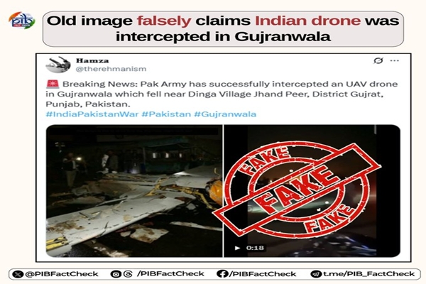 Govt debunks claim of Indian drone crash in Gujranwala