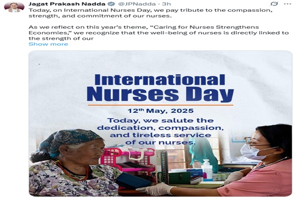 Investing in nurses means investing in healthier societies: Health Minister