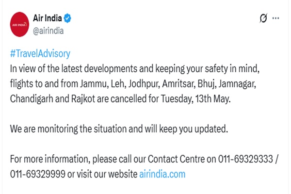 Several flights cancelled amid enhanced security measures