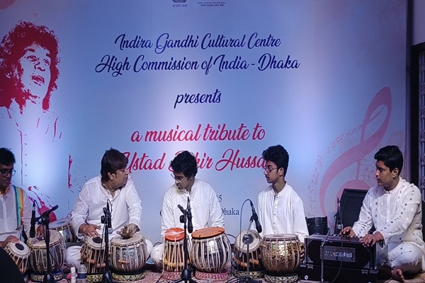 Bangladesh: IGCC Dhaka pays musical tribute to Ustad Zakir Hussain