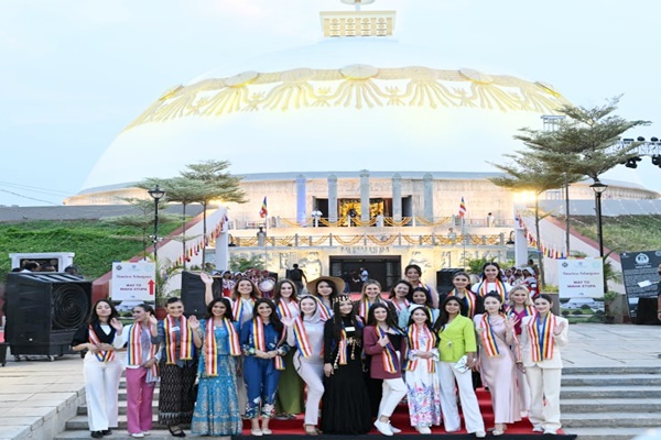 Miss World contestants visit Telangana’s Buddhavanam on Buddha Purnima