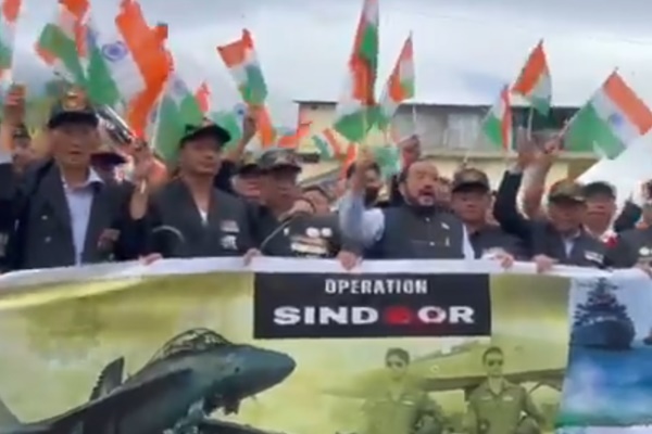 Tiranga Yatra Held in Nagaland’s Wokha to Honour Armed Forces, Condemn Terrorism