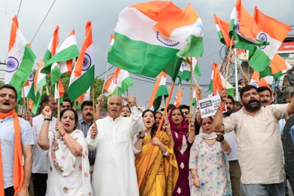 10,000 citizens join Tiranga Yatra in Jammu to honor Indian Armed Forces