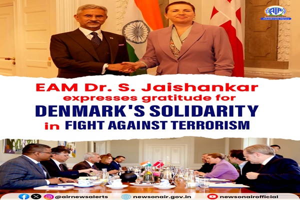 EAM Jaishankar expresses gratitude for Denmark’s solidarity in fight against terrorism