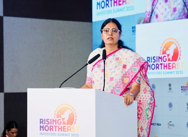 MoS for Health Anupriya Patel addresses Rising North East Investors Summit in New Delhi