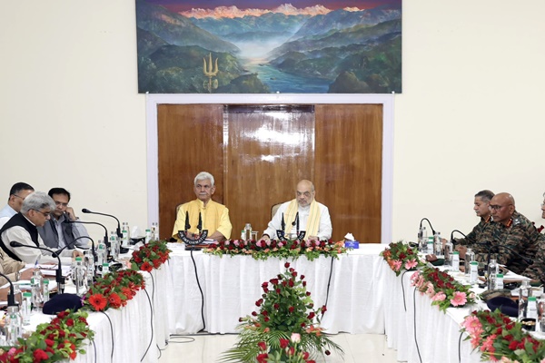 HM Amit Shah reviews J&K security, Amarnath Yatra arrangements