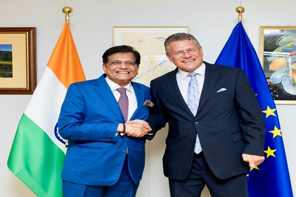 India & EU reaffirm commitment to conclude free trade agreement by 2025