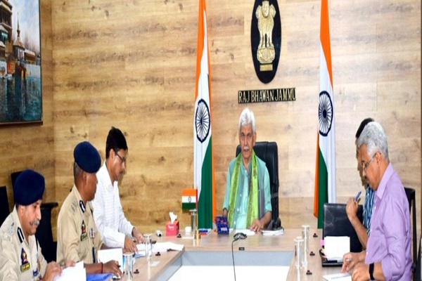 LG Manoj Sinha calls for strong measures to wipe out terrorism from J&K