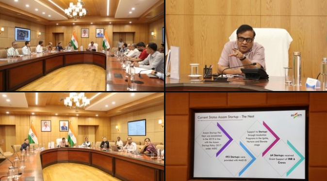 ৰাজ্যৰ উন্নয়নৰ ভালেমান পদক্ষেপ সম্পর্কে বিভিন্ন বিভাগৰ শীৰ্ষ বিষয়াৰ সৈতে মুখ্যমন্ত্ৰী ড০ হিমন্ত বিশ্ব শৰ্মাৰ বৈঠক