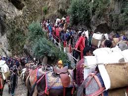गौरीकुंड इथून घोडे आणि खेचरावरुन होणारी प्रवासी वाहतूक पुन्हा सुरु