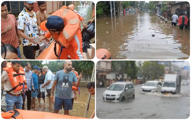 কেইবাখনো জিলাৰ সাম্প্ৰতিক বান পৰিস্থিতি অপৰিৱৰ্তিত হৈ আছে