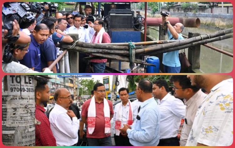 গুৱাহাটীৰ নলা-নৰ্দমা পৰিষ্কাৰকৰণ অহা দেওবাৰৰ ভিতৰত সম্পূৰ্ণ নহ’লে সংশ্লিষ্ট ঠিকাদাৰৰ বিৰুদ্ধে কঠোৰ ব্যৱস্থা গ্ৰহণৰ নিৰ্দেশ মন্ত্ৰী জয়ন্ত মল্লবৰুৱাৰ