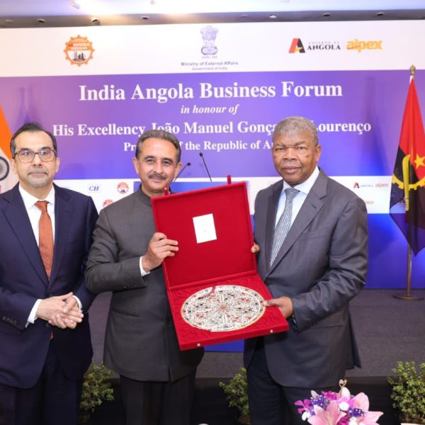 Angola President Joao Lourenco says, India is a key trade partner of Angola, both countries are committed to further advancing bilateral ties