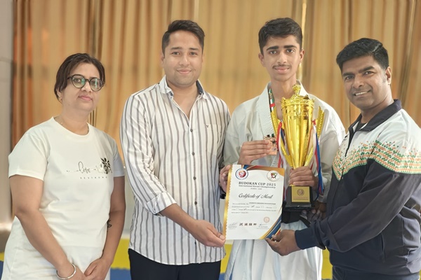 Anarghya Panchawatkar Wins Gold at Budokan International Karate Championship
