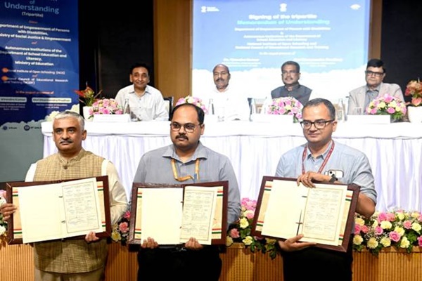 Tripartite MoU signed to promote inclusive education for persons with disabilities