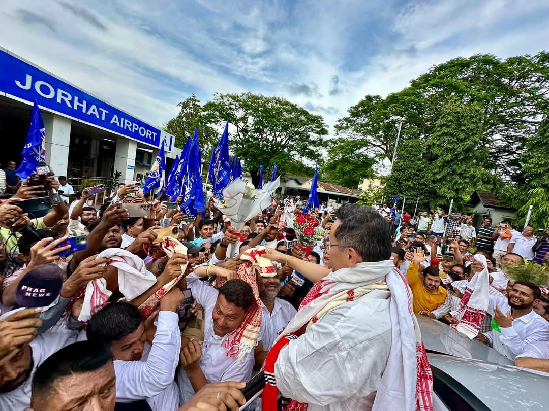 অসম প্ৰদেশ কংগ্ৰেছৰ সভাপতি হিচাপে দায়িত্ব লাভৰ পাছত প্ৰথমবাৰৰ বাবে গৃহ জিলাত উপস্থিত গৌৰৱ