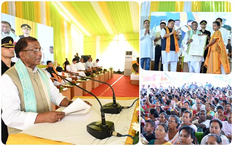 বিটিআৰ প্ৰশাসনৰ দ্বিতীয় পৰ্যায়ৰ মিছন বৈসুমুঠি ৰাজ্যপাল লক্ষ্মণ প্ৰসাদ আচাৰ্যৰ দ্বাৰা শুভাৰম্ভ
