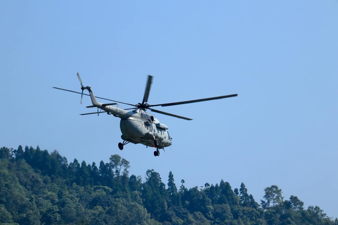 Sikkim Govt Begins Helicopter Evacuation of Stranded People from Chaten