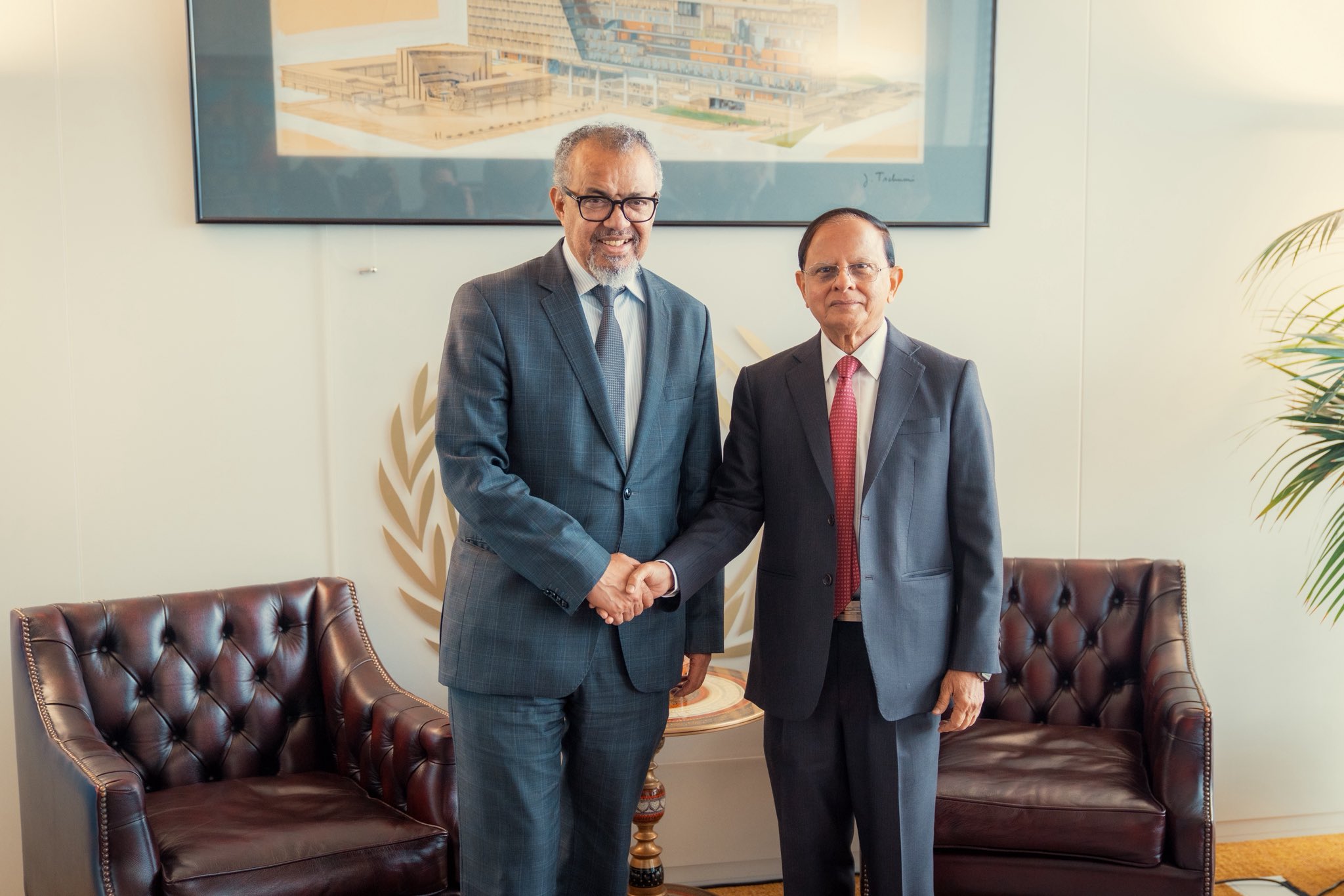 WHO Chief Meets PK Mishra in Geneva, Discusses India-WHO Collaboration on Health & Traditional Medicine