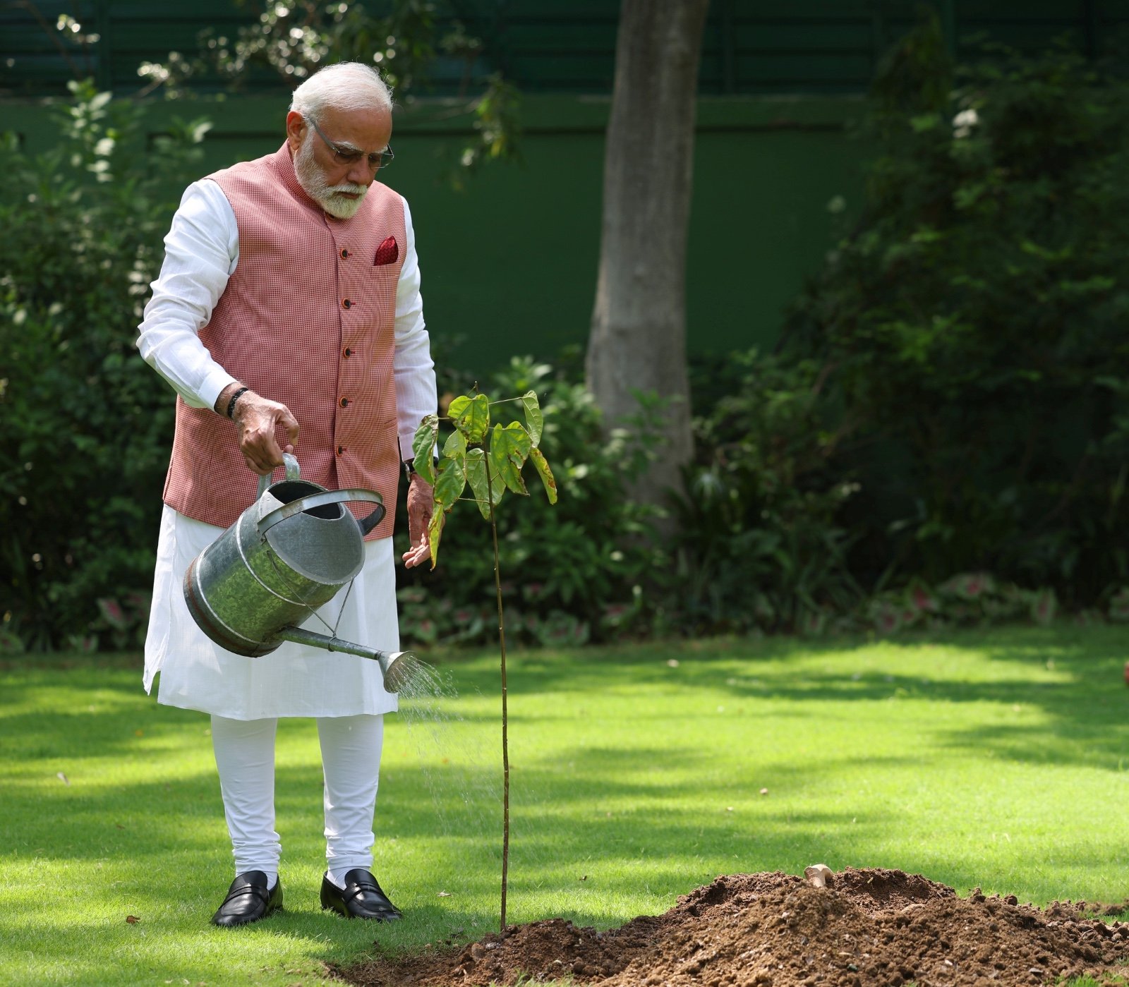 প্রধানমন্ত্রী নরেন্দ্র মোদী আজ বিশ্ব পরিবেশ দিবস উপলক্ষে অপারেশন সিন্দুরের সাফল্যকে স্মরণে রেখে নতুন দিল্লিতে তাঁর বাসভবনে একটি সিঁদুর গাছের চারা রোপণ করেছেন।