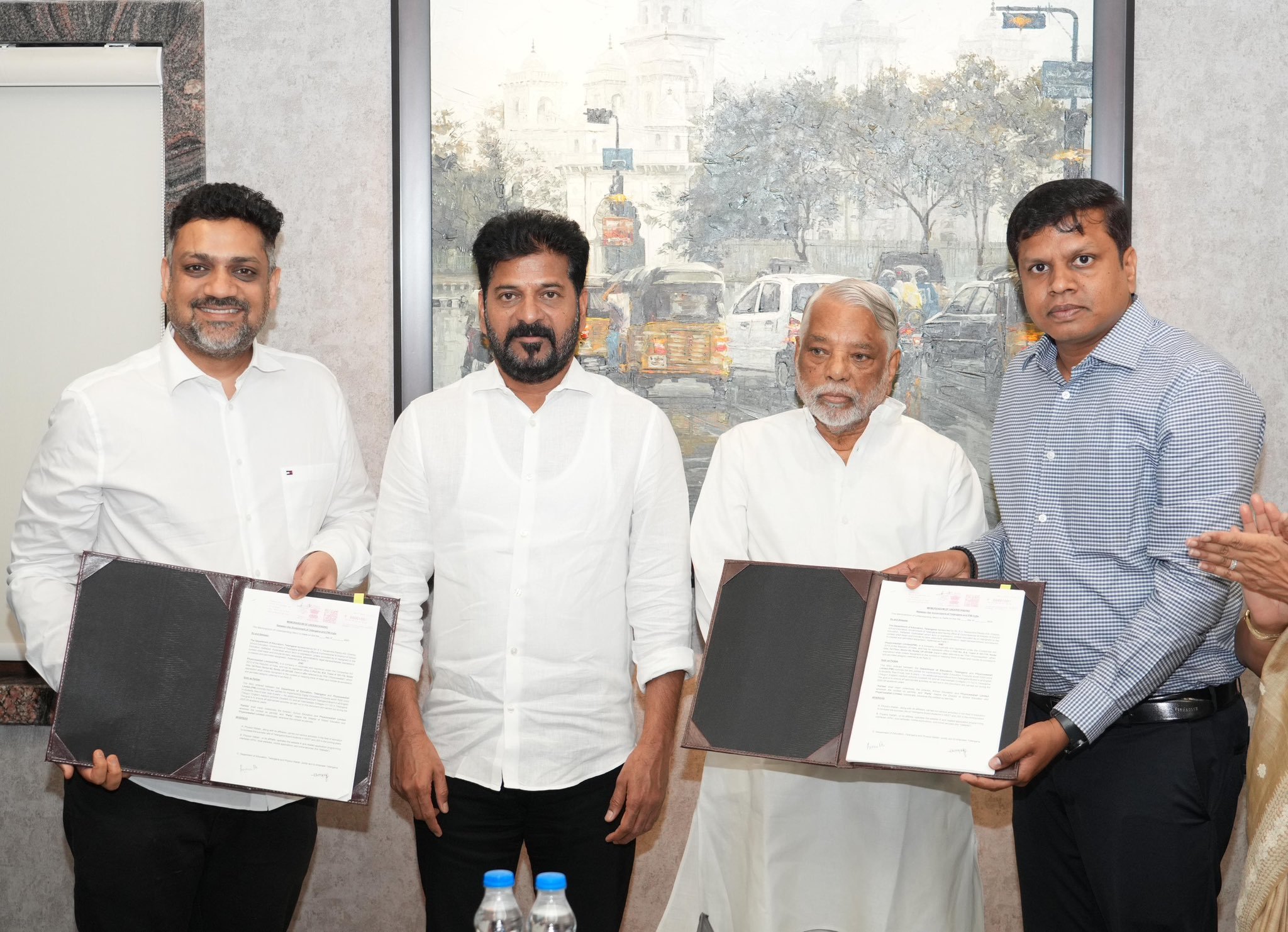 Telangana Education Dept signs MoUs with NGOs to enhance teaching infrastructure in govt schools