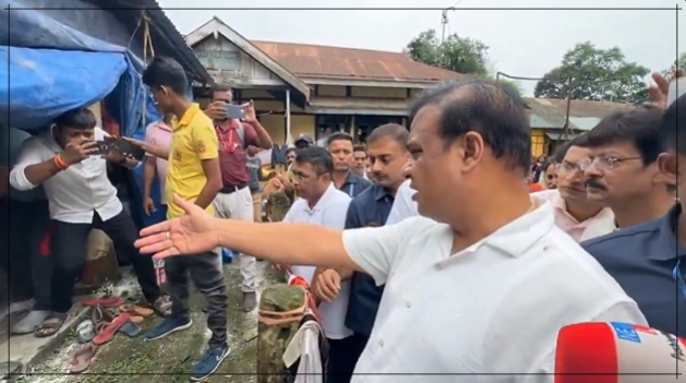 বৰাক উপত্যকাৰ বান পৰিস্থিতি পর্যবেক্ষণ কৰি বানপীড়িত জনসাধাৰণৰ বিভিন্ন সমস্যাৰ বুজ মুখ্যমন্ত্রী ড০ হিমন্ত বিশ্ব শৰ্মাৰ