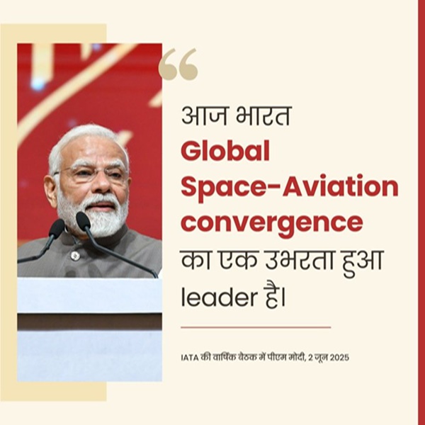 India emerges as leading force in Global Space-Aviation convergence, says PM Modi