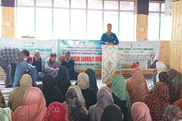 Ladakh: Viksit Krishi Sankalp Abhiyan underway to strengthen farmers’ welfare
