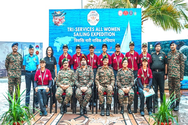First international all-women Tri-Services sailing expedition completes its voyage