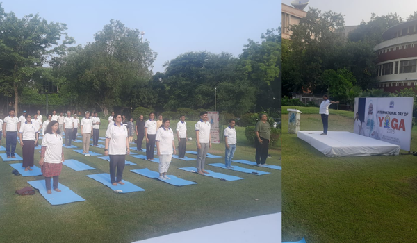 अंतरराष्ट्रीय योग दिवस पर आकाशवाणी मुख्यालय में किया गया विशेष योग सत्र का आयोजन