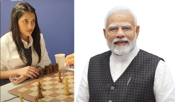ভাৰতৰ দবা খেলুৱৈ দিব্যা দেশমুখক প্রধানমন্ত্ৰী নৰেন্দ্ৰ মোদীৰ অভিনন্দন