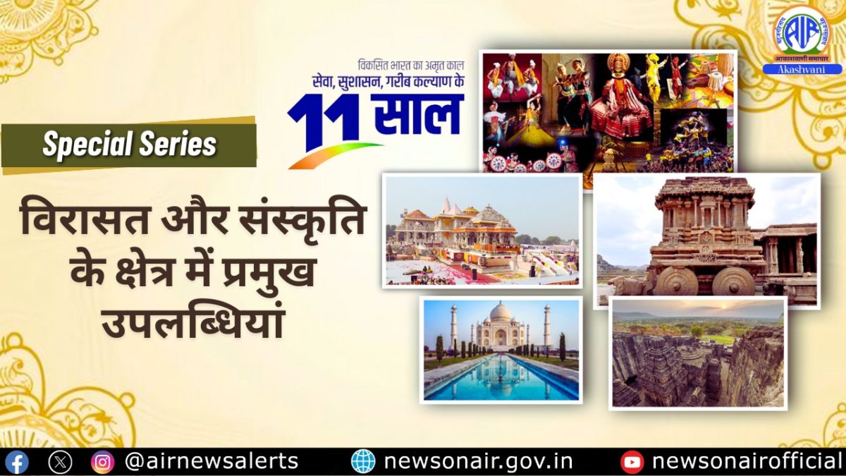 Special Series : विरासत और संस्कृति के क्षेत्र में प्रमुख उपलब्धियां