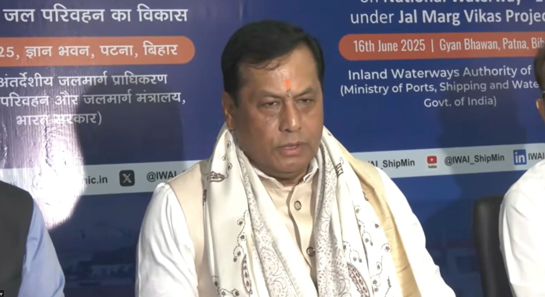 राष्ट्रीय जलमार्ग संख्या-एक पर अंतर्देशीय जलमार्ग परिवहन को बढ़ावा देने के लिए एक विशेष कार्य बल का गठन किया जाएगा: सर्बानंद सोनोवाल