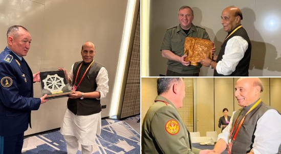 रक्षामंत्री राजनाथ सिंह ने बेलारूस, ताजिकिस्‍तान और कजाख्‍स्‍तान के साथ तकनीकी सहयोग बढ़ाने पर दिया जोर